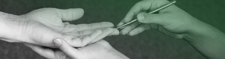 Akupunktur-Behandlung